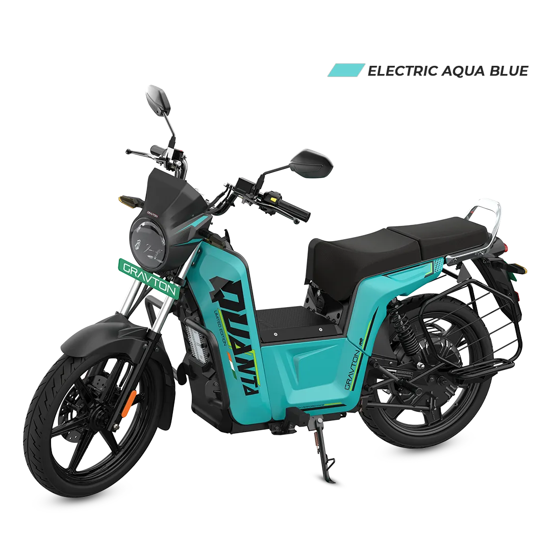 Gravton Quanta in Electric Aqua Blue